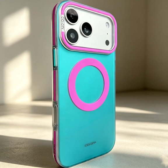 Designed For iPhone 17 Phone Case,Compatible with Mag-Safe,Ultra Shockproof Anti-Scratch Cover,Vibrant Contrasting Color Design,Non-slip Glossy Durable Thin Fit Phone Case,A