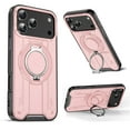 thumbnail image 1 of Designed for iPhone 17 Pro Magnetic Hard Case, Compatible with Magsafe, Rugged 360 Rotating Ring Kickstand Heavy Duty Shockproof Protection Phone Case for iPhone 17 Pro Cover, Pink, 1 of 8