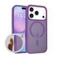 thumbnail image 1 of Designed for iPhone 17 Pro Magnetic Phone Case,Compatible with Mag-Safe,Military Grade Shockproof Anti-Scratch Durable Rugged Ultra Slim Skin Feel Translucent Phone Case,Darkpurple, 1 of 6