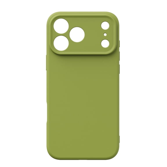 Designed for iPhone 17 Pro Max Case, Shockproof Liquid Silicone Protective Phone Case with Soft Anti-Scratch Microfiber Lining Slim Lightweight Phone Cover Case for iPhone 17 Pro Max, Green