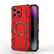 Designed for iPhone 17 Pro Max Magnetic Phone Case,Compatible with Mag-Safe,Military-Grade Protection,Heavy Duty Shockproof Anti-fall Tough Rugged Dropproof Phone Case for iPhone 17 Pro Max,Red