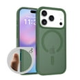 thumbnail image 1 of Designed for iPhone 17 Pro Max Magnetic Phone Case,Compatible with Mag-Safe,Military Grade Shockproof Anti-Scratch Durable Rugged Ultra Slim Skin Feel Translucent Phone Case,Darkgreen, 1 of 6