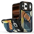 thumbnail image 1 of Designed For iPhone 17 Pro Max Magnetic Phone Case,Compatible with Mag-safe,Camouflage Print Back Design,Heavy Duty Shockproof Drop Protection,With Lens Ring Kickstand,Durable Phone Case,E, 1 of 4