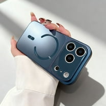 Designed For iPhone 17 Pro Max Phone Case,[Compatible with Mag-safe],[Full Camera Protection],Glossy Shockproof Ultra Slim Rugged Anti-fall Drop Protection,Durable Thin Fit Phone Case,Blue