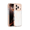 thumbnail image 1 of Designed for iPhone 17 Pro Max Transparent Case, Magnetic Wireless Charging, Compatible with MagSafe, Luxury Ultra Slim Anti-Scratch Anti-Slip Thin Shockproof PC+TPU Phone Cover, Orange, 1 of 7