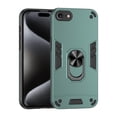 thumbnail image 1 of Designed for iPhone 7 / 8 / SE 2020 / SE 2022 Case, Military Grade Protective Phone Case Rugged Hard PC + Soft TPU Cover with Enhanced Metal Ring Kickstand [Support Magnet Mount], Darkgreen, 1 of 7