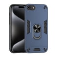 thumbnail image 1 of Designed for iPhone 7 / 8 / SE 2020 / SE 2022 Case, Military Grade Protective Phone Case Rugged Hard PC + Soft TPU Cover with Enhanced Metal Ring Kickstand [Support Magnet Mount], Navyblue, 1 of 7