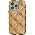 thumbnail image 1 of Designed for iPhone Case,Luxury Electroplated Diamond Mirror Surface Camera Lens Protection Shockproof Protective Cover Phone Case (iPhone 14 Plus,Gold), 1 of 5