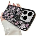 thumbnail image 1 of Designed for iPhone Case,Luxury Electroplated Fish Scales Glitter Sparkle Sparkly Camera Lens Protection Shockproof Protective Cover Phone Case (Black,iPhone 13 Pro), 1 of 6