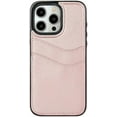 thumbnail image 1 of Designed for iPhone Case,Luxury Leather with Multiple Card Holder Camera Lens Protection Shockproof Protective Cover Phone Case (iPhone 15 Pro Max,Pink), 1 of 6