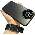 thumbnail image 1 of Designed for iPhone Case,Luxury Matter Skin Touch Hard PC Circular Camera Lens Protection Shockproof Protective Cover Phone Case (iPhone 14 Plus,Black), 1 of 5