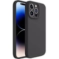 thumbnail image 1 of Designed for iPhone Case,Slim Thin[Military Grade Drop Protection] [Anti-Scratch Microfiber Lining] Camera Lens Protection Shockproof Protective Cover Phone Case (Black,iPhone 15 Pro Max), 1 of 6