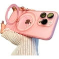 thumbnail image 1 of Designed for iPhone Case,Slim Translucent Matte[Invisible Durable Ring] [Compatible with MagSafe] [Military-Grade Fall Protection] Shockproof Protective Cover Phone Case (iPhone 13 Pro,Pink), 1 of 6
