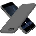 thumbnail image 1 of Designed for iPhone SE Case 2022/2020, Designed for iPhone 7 8 Case, Silicone Ultra Slim Shockproof Phone Case with [Soft Microfiber Lining], 4.7 inch, Spacy Gray, 1 of 13