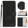 thumbnail image 1 of Designed for iPhone XR Case Wallet, Flip Folio Cover with PU Leather Adjustable Stand Credit Card Holders Slots Wrist Strap Magnetic Closure Phone Case for iPhone XR, Black, 1 of 7