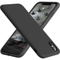 thumbnail image 1 of Entronix Silicone Case Compatible with iPhone Xs Max, Protective Cover, Black, 1 of 6