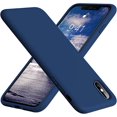 thumbnail image 1 of Entronix Silicone Case Compatible with iPhone Xs Max, Protective Cover, Navy Blue, 1 of 6