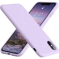 thumbnail image 1 of Entronix Silicone Case Compatible with iPhone Xs Max, Protective Cover, Purple, 1 of 6