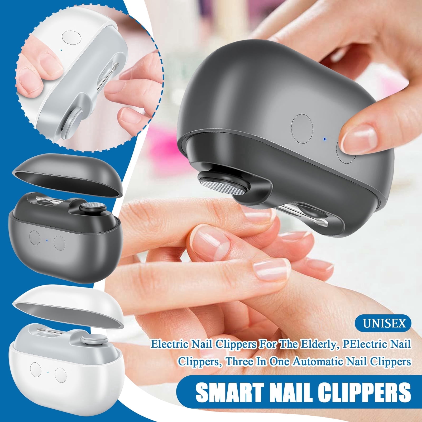 Designed specifically for seniors and those with thick nails 3-in-1 ...