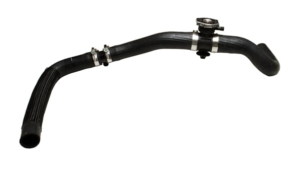 Designed to transfer glycol-based coolant throughout the vehicle's cooling system.  The EPDM tube and cover and the synthetic reinforcement meets or exceeds SAE 20R4EC Class D1 specifications. Exact O