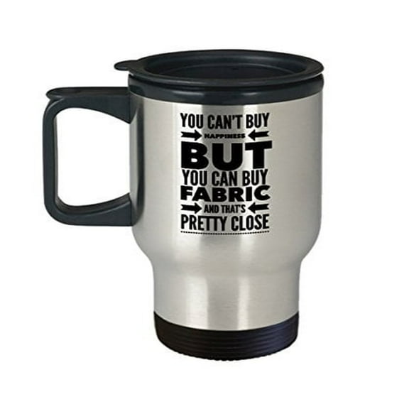Designer 14oz Coffee Travel Mug - Perfect Gift for Sewing Lovers