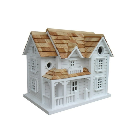 Fully Functional Intricate English Country Home Inspired Birdhouse