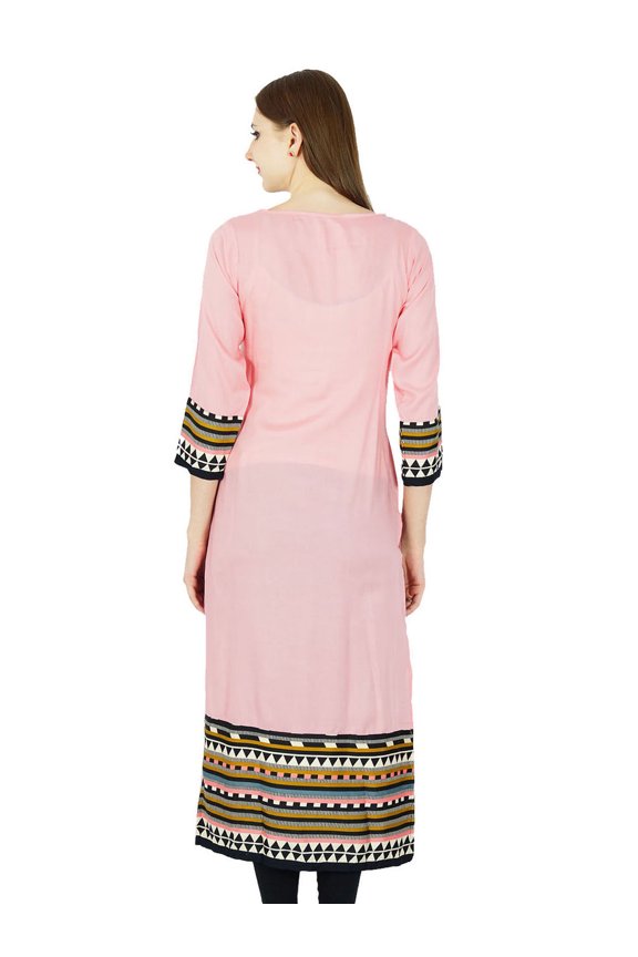 Designer Bollywood Ethnic Kurta Women Cotton Printed Kurti Casual Tunic Dress