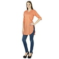 thumbnail image 1 of Designer Bollywood Kurta Women Ethnic Cotton Solid Kurti Casual Top Tunic Dress, 1 of 3