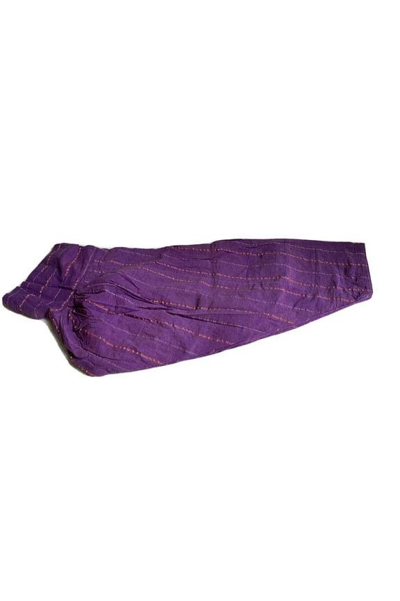 Designer Boutique Shalwar Trouser Pants Pakistani Indian S Cotton Purple Gold New