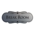 thumbnail image 1 of Designer Break Room Sign(Brushed Silver) - Large, 1 of 6