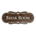 thumbnail image 1 of Designer Break Room Sign(Walnut) - Large, 1 of 6
