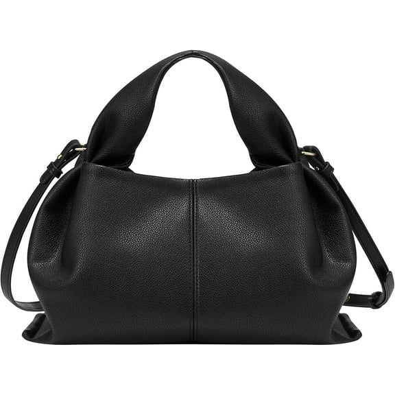 Designer Bucket Bag for Women Work Tote Handbags Crossbody PU Leather Satchel Large Capacity with Adjustable Strap