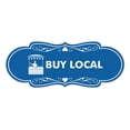 thumbnail image 1 of Designer Buy Local Sign (Blue) - Small, 1 of 5