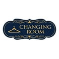 thumbnail image 1 of Designer Changing Room Sign (Navy Blue/Gold) - Large, 1 of 6