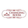 thumbnail image 1 of Designer Changing Room Sign (White/Red) - Medium, 1 of 1