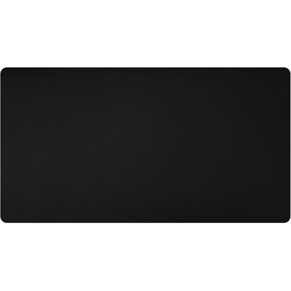 Designer Coffee Bar Mat, Extra Large 12x 16 Inches, Rubber Backing, Absorbent Coffee Maker Mats for Dish Drying, Kitchen Countertop, Heat Resistant, Solid Black