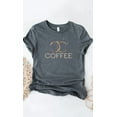 thumbnail image 1 of Designer Coffee Stain Coffee Graphic Tee T-Shirt, 1 of 6