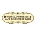 thumbnail image 1 of Designer Coffee and Friends Make the Perfect Blend Sign (Ivory/Dark Brown) - Large, 1 of 4