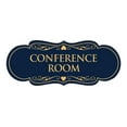 thumbnail image 1 of Designer Conference Room Sign(Navy Blue/Gold) - Large, 1 of 6