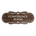 thumbnail image 1 of Designer Conference Room Sign(Walnut) - Large, 1 of 6