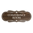 thumbnail image 1 of Designer Conference Room Sign(Walnut) - Medium, 1 of 6
