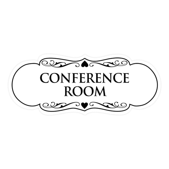 Designer Conference Room Sign(White) - Medium