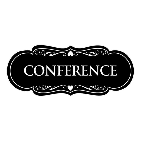 Designer Conference Sign(Black) - Small