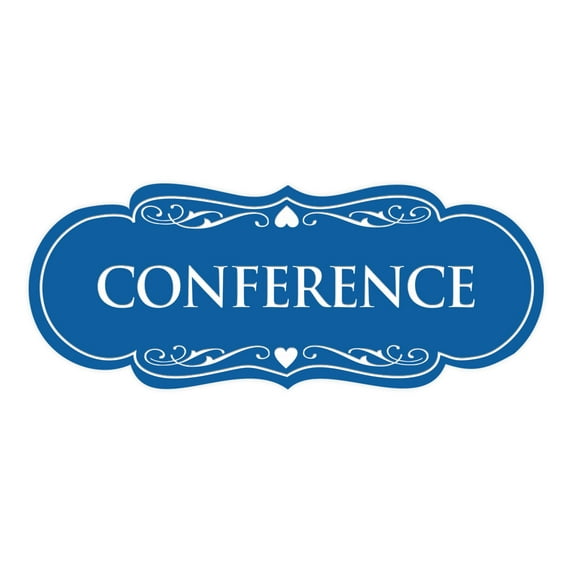 Designer Conference Sign(Blue) - Large