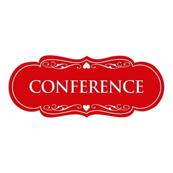 Designer Conference Sign(Red) - Medium