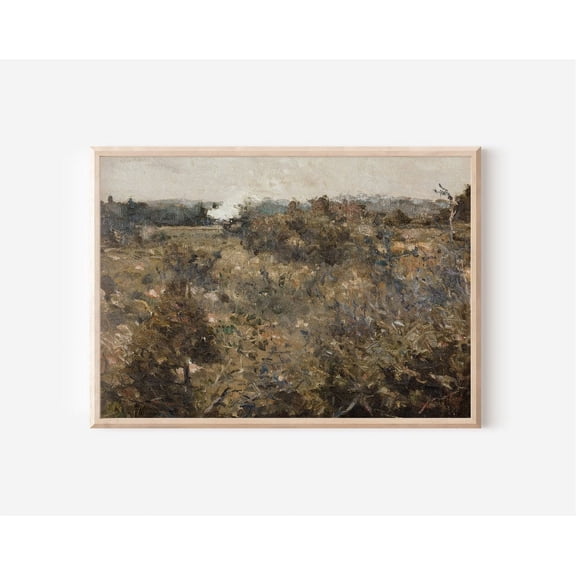 Designer Cottage Core Decor Landscape Neutral Wall Art Vintage Print Laundry Room Decor Over Bed Decor POSTER Wall Art