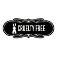thumbnail image 1 of Designer Cruelty free Sign (Black) - Large, 1 of 5