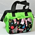 thumbnail image 1 of Bingo  Card Pattern Tote Bag Green 6 Pocket, 1 of 2