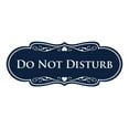 thumbnail image 1 of Designer Do Not Disturb Sign (Navy Blue / White) - Small, 1 of 5