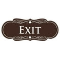 thumbnail image 1 of Designer EXIT Sign - Dark Brown - Small, 1 of 6